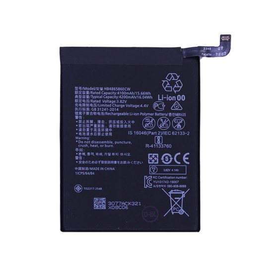 Batería HB486586ECW para Huawei Mate 30/Mate 30 Pro/Nova 6/Nova 6SE 4200mAh Batería HB486586ECW para Huawei Mate 30/Mate 30 Pro/Nova 6/Nova 6SE 4200mAh